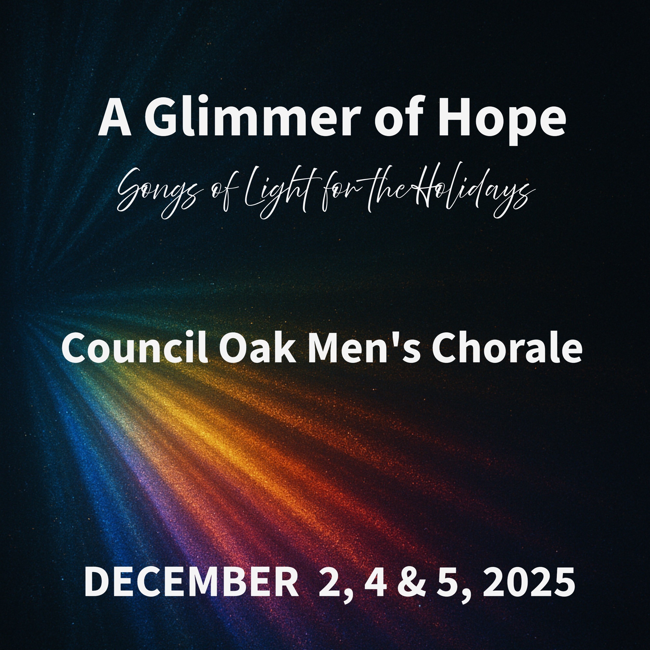 A Glimmer of Hope - December 5, 2025 - 8pm - logo